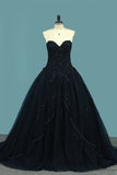 2024 New Arrival Sweetheart Quinceanera Dresses Tulle With Applique PPMQZ6Z2