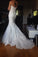 2024 Tulle Wedding Dresses Mermaid Strapless With Applique PEYAAGML