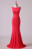 2022 Simple Scoop Mermaid Prom Dresses/Evening Dresses PL58PCYM