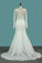 2022 Scoop Mermaid Wedding Dresses Long Sleeves P86B185G