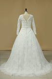 2024 Latest Style Wedding Dresses Scoop A-Line PHY5FZMN