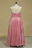 2024 Plus Size Bridesmaid Dress A Line Sweetheart With PHAET1ZN