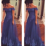 Off the shoulder Real Made Prom Dresses Evening Gowns Evening Dress
