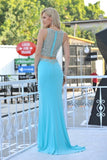 2024 Two-Piece Scoop Prom Dresses Mermaid P8H9YALY