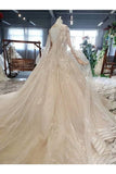 Ball Gown Wedding Dresses Scoop Top Quality Appliques PS5XH2GN