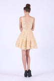 2024 Scoop Homecoming Dresses A Line Tulle PC5K3A2E
