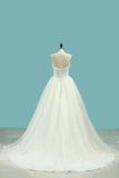 2024 Sweetheart Beaded Bodice Organza Wedding Dresses A PMJA5RX5