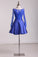2024 Two-Piece Scoop Long Sleeves Homecoming Dresses Satin P4ESE3ML