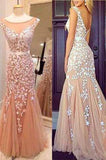 Lace Mermaid Long Prom Dress online Long Prom Dress Blush Pink Prom Dresses