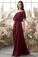 Shelby Natural Waist A-Line/Princess One Shoulder Floor Length Chiffon Sleeveless Bridesmaid Dresses