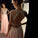Backless Beaded Blush Pink Long Sexy Open Back Cap Sleeve Scoop Prom Dresses