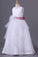 2022 White Flower Girl Dresses Ball Gown Scoop Floor PLBK1Z9L