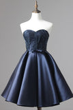 2024 New Arrival Sweetheart Homecoming Dresses A Line Satin PCL2X9T8