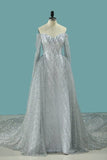 2024 Sweetheart Tulle A Line Wedding Dresses With P1HRJT2Y