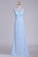 2024 Bridesmaid Dresses Scoop Chiffon & Lace Floor Length Zipper PCR44C8F