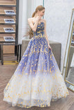 Charming Ombre Puffy Strapless Sparkly Prom Dress, Sexy Long Sleeveless Party Dresses STK15118