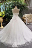 2024 Fantastic Wedding Dresses Floor Length Lace Up Straps With Appliques PXKZN7CQ