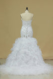 2024 Sweetheart Wedding Dresses Beaded Bodice P418T5LX
