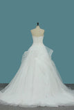 2024 Sweetheart Tulle Wedding Dresses A Line With PGYCY6GL
