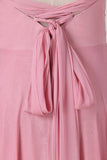 2024 New Arrival Straps Bridesmaid Dresses Chiffon With Ruffles A PRM3CQMT