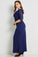 2024 V Neck Mermaid Polyester Mid-Length Sleeve Prom Dresses P3R7BKZ2