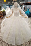 2024 Ball Gown Wedding Dresses V-Neck PAZ423LL