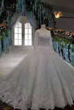 2024 Scoop Neckline Marvelous Wedding Dresses Lace Up With P4MH3SP2