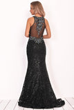 2022 Scoop Lace With Beading Mermaid Sweep PY785MJ1