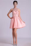 2024 Scoop A Line Homecoming Dresses PRTRYQX6