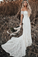 Mermaid Scoop Short Sleeves Lace Wedding Dress