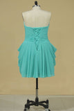2024 A Line Ruched Bodice Homecoming Dresses Chiffon PS8RQ9GE