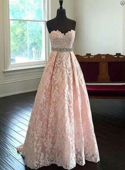 Charming Prom Dress Sweetheart Prom Dress Appliques Prom Dress A-Line Prom Dress
