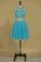 2024 Two Pieces A Line Short/Mini Homecoming Dresses Scoop Tulle P43CRQG7