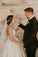 Simple Ivory Sleeveless Beach Wedding Dress Floor Length Satin Spaghetti Straps Bridal STKPC6KYY8G