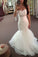 2024 Stunning Sweetheart Mermaid/Trumpet Wedding Dresses Pleated Bodice P4NNHABA
