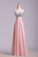 2024 Sexy Prom Dresses Scoop Neckline Princess Floor Length Chiffon P5EKRRD9