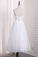 2024 Spaghetti Straps A Line Bridesmaid Dresses Tulle With PQZGF59X