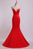 2024 Evening Dresses Sweetheart Mermaid/Trumpet Satin Court PNSY841S