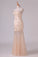 2024 Sweetheart Floor Length Prom Dresses Mermaid Tulle With P4END9K8