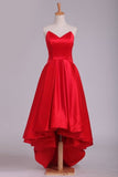2024 Red Asymmetrical Prom Dresses V Neck P27295M9