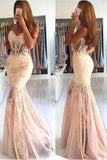 Mermaid Black Lace Strapless Sweetheart Prom Dresses Cheap Evening Dresses