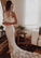 Simple Sleeveless Long Ivory Lace Halter Mermaid Sleeveless Wedding Dresses