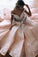Unique Off the Shoulder V Neck Tulle Lace Long Prom Dresses Cheap Formal Dress