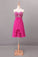 2024 Splendid A Line Short/Mini Homecoming Dresses Beaded Bodice With Layered PB9KP6G1