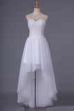 2024 Asymmetrical Sweetheart Beaded Bodice Prom Dresses A Line PKNLJQ1D