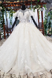 Gorgeous Ball Gown Big Wedding Dresses Princess Bridal Dress With STKPRBJ5CLK