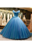 2024 Off The Shoulder Ball Gown Tulle Quinceanera Dresses P7A1L21F