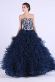 2024 Tulle Quinceanera Dresses Ball Gown Sweetheart P9N39JYZ