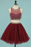 2024 Hot Selling Homecoming Dresses Scoop A-Line Beaded Bodice PPB8XCJ7