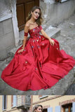2024 Red Long Prom Dresses Strapless Floor-Length Satin Sexy PM8GBZRK